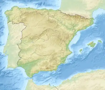 Voir sur la carte topographique d'Espagne