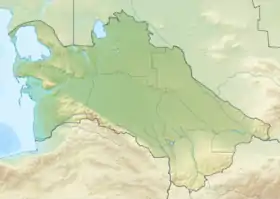 Voir sur la carte topographique du Turkménistan