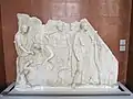 Relief en marbre avec signe de divination trouvé à Rome près du forum de Trajan, 100-125 ap. J.-C.