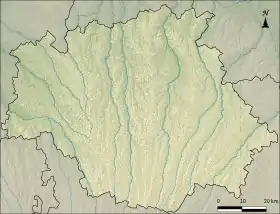 Voir sur la carte topographique du Gers