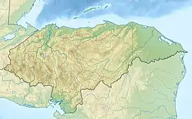 voir sur la carte du Honduras