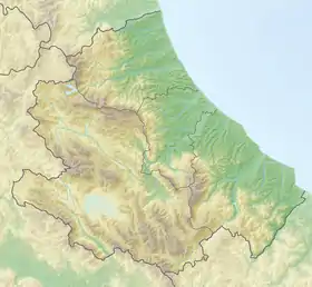 Voir sur la carte topographique des Abruzzes