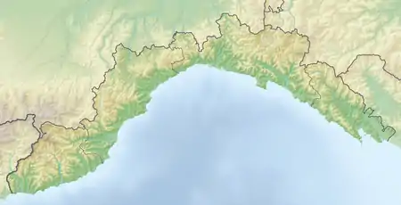 Voir sur la carte topographique de Ligurie