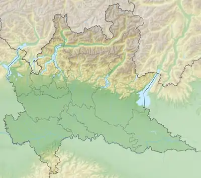 voir sur la carte de Lombardie