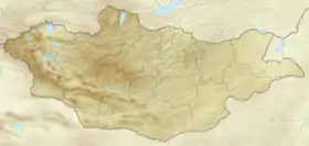 Voir sur la carte topographique de Mongolie