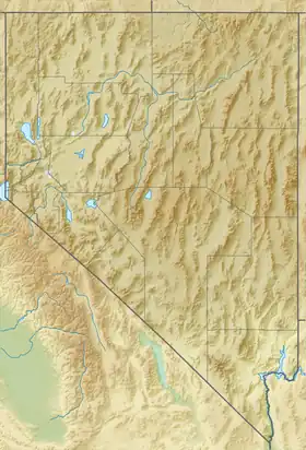 Voir sur la carte topographique du Nevada