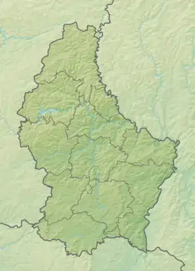 Voir sur la carte topographique du Luxembourg