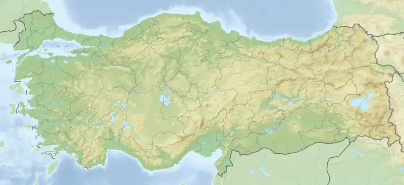 Carte des 20 principaux aéroports de Turquie
