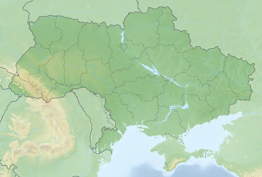 Carte des centrales nucléaires de l'Ukraine et des pays limitrophes