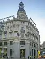 Bâtiment de la Banque de Valence à la Puerta del Sol.