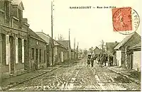 Le rue des Prés vers 1925.