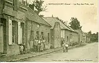 La rue des Prés en 1920.