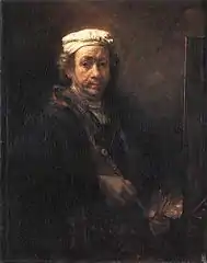 Autoportrait âgé,Rembrandt