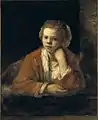 Jeune Fille, par Rembrandt.