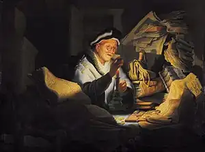 La Parabole du riche idiot, huile sur panneau, 1627, Gemäldegalerie (Berlin).