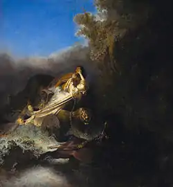 L’Enlèvement de Proserpine (Rembrandt, vers 1631).
