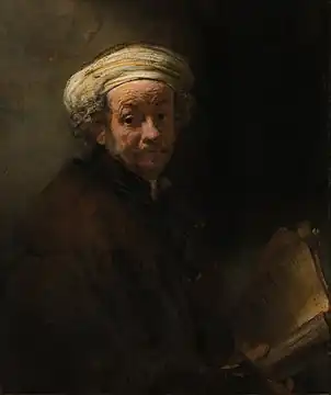 Autoportrait en apôtre Paul (1661, Rijksmuseum Amsterdam).