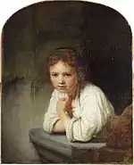 Rembrandt, Jeune fille à la fenêtre