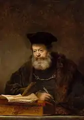 Rembrandt, Érudit au bureau, (1641)