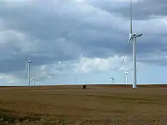 Les éoliennes.