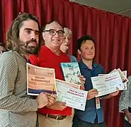 Lauréats du prix de la BD géographique.