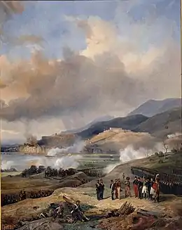 Le Général de division Suchet, commandant le 3e corps de l'armée d'Espagne, reçoit la capitulation de la ville de Tortosa (1837), château de Versailles.