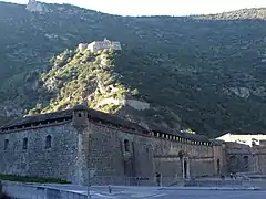 Le fort Libéria vu depuis Villefranche-de-Conflent.