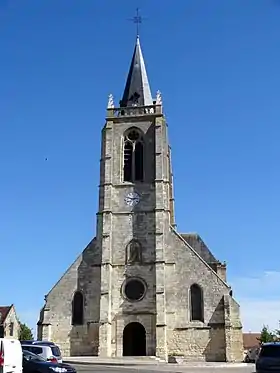 Vue depuis l'ouest.