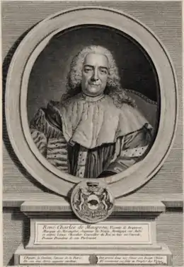 René-Charles de Maupeou,chancelier et garde des sceaux de France