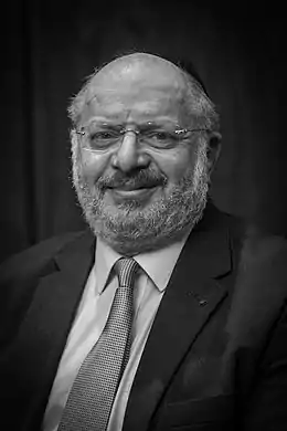 Le grand rabbin René Gutman, 2015