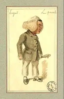 René Luguet par Lhéritier en 1858 dans Le Punch Grassot, vaudeville de Grangé et Delacour.