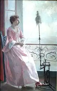 Devant la fenêtre (1887).