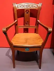 Fauteuil (vers 1904), Paris, musée d'Orsay.