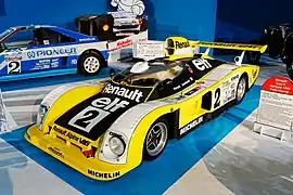 L’Alpine A442B n°2 de Jean-Pierre Jaussaud et Didier Pironi, vainqueurs des 24 Heures du Mans 1978.