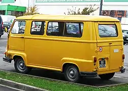 Renault Alouette d'environ 1965, avec sa porte arrière en trois parties