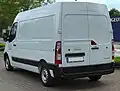 Vue arrière du Renault Master III phase 1.