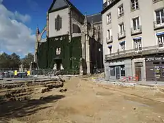 Fouilles archéologiques dans le cadre de la construction de la ligne B.