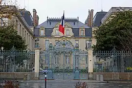 Facade de l'hôtel de Cornulier.