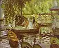 La Grenouillère par Pierre-Auguste Renoir.