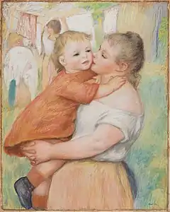 Lavandière à l'enfant (1886), Cleveland Museum of Art.