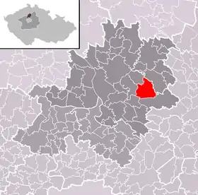 Localisation de Řepín