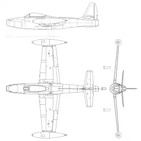 vue en plan de l’avion