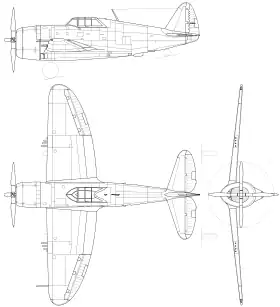 vue en plan de l’avion