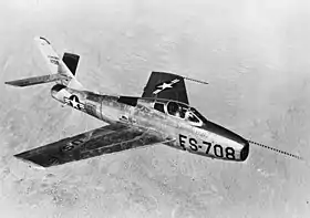 Le YF-84J Thunderstreak.