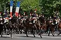 Escadron de cavalerie de la Garde républicaine.