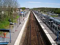 La gare de Tournan.