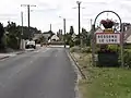 Entrée de Ressons-le-Long par le hameau de Gorgny.