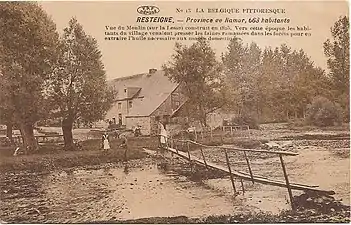 le vieux Moulin sur la Lesse.