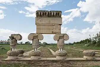 Temple ionique d'Artémis, au nord de l'alignement des temples.