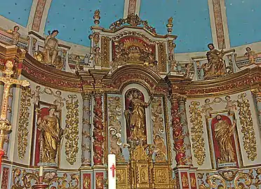 Retable de Marc Ferrère,église Saint-Julien-de-Brioude.